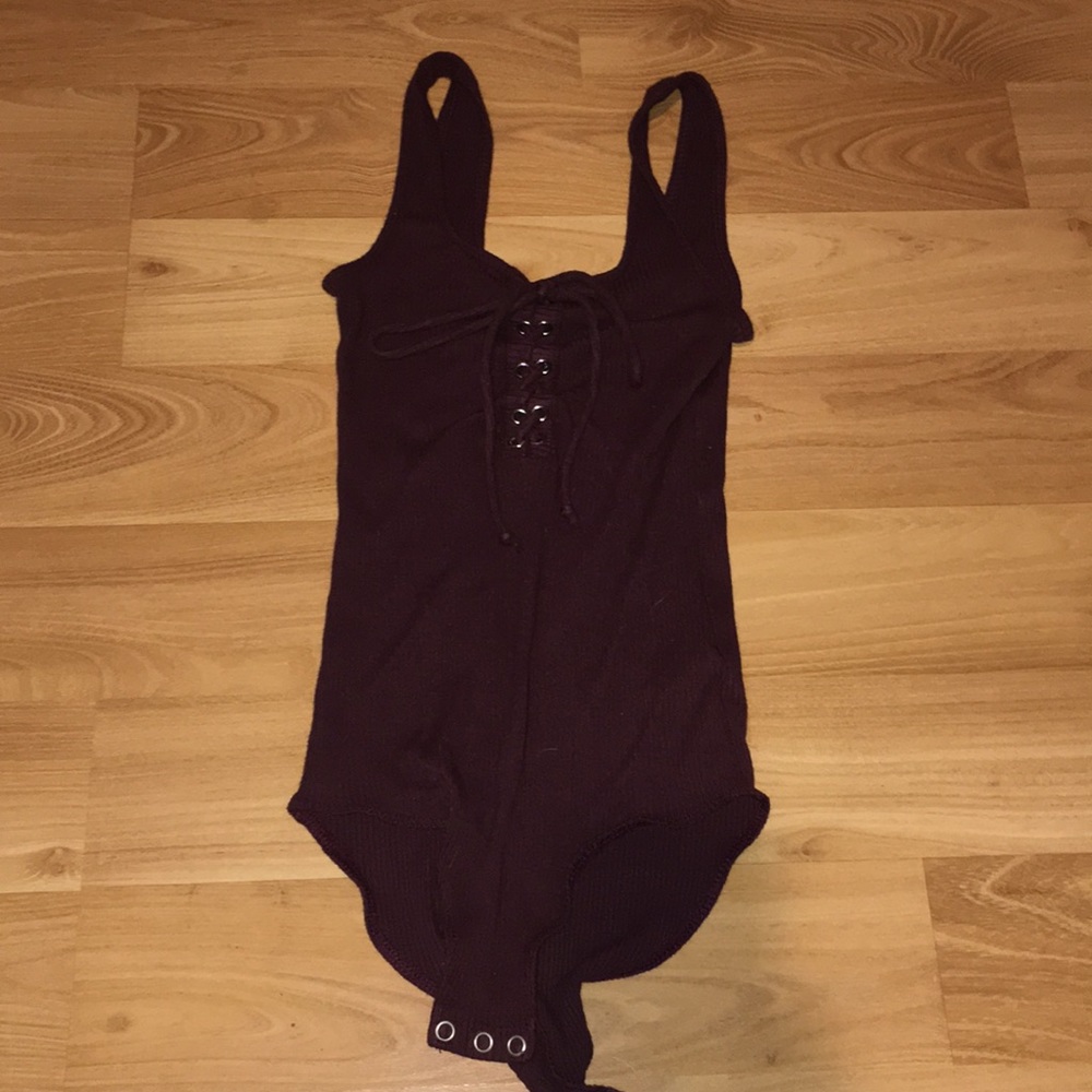 Lace Up Onesie